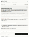 CQA Mock Exam — 141 items, timed, with case studies